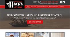 Desktop Screenshot of harpspestcontrol.com
